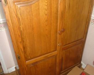 oak cabinet