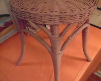 wicker stool