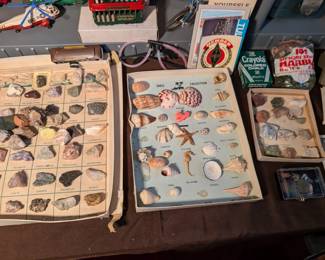 Seashells and Rock Samplers