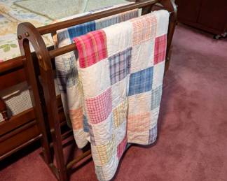Quilt Rack and Quilts
