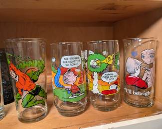 Vintage Peanuts Collector Glasses