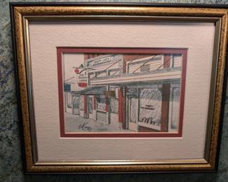 E. Hammin Print - Snappy lunch