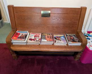 First Presbyterian Church Bench