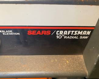 Craftsman Radial Arm Saw
