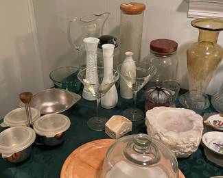 Kitchen and serving dishes