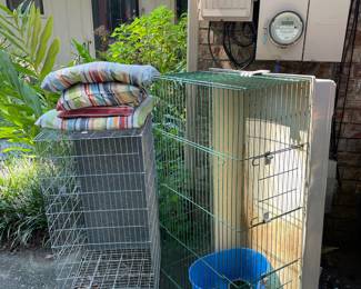 Pet cages and supplies