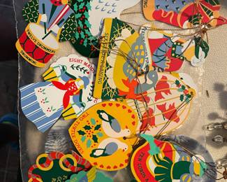 12 days of Christmas decorations