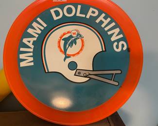 Vintage Miami Dolphins tray