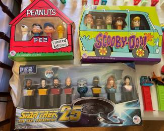 Pez dispenser boxed collections