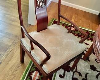 Asian Rosewood Dining Chairs