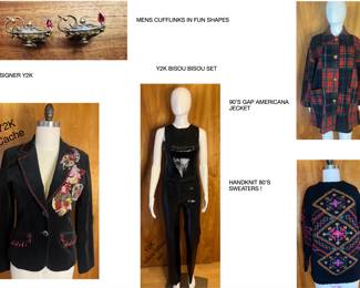 CACHE JACKET , BISOU BISOU , HANDKNIT SWEATER