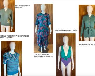 DIANE FRIES , SAKS 5TH AVENUE , 50'S CHEERLEADING SWEATER