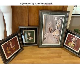 SIGNED PRINTS AND ORIGINAL ART BY CHRISTIAN PAVLAKIS