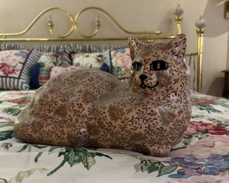 Ceramic cat.