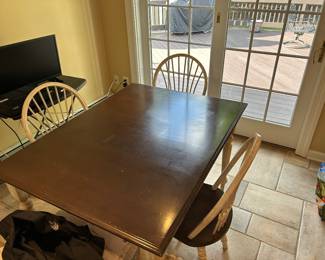 Kitchen table with four chairs 
