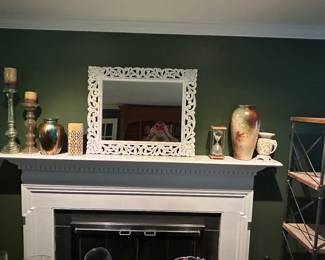 Candle holder and vases