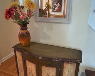 Painted wood cabinet 