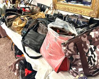 lots of handbags