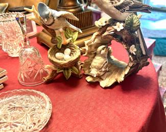 ceramic bird figurines