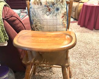 vintage high chair