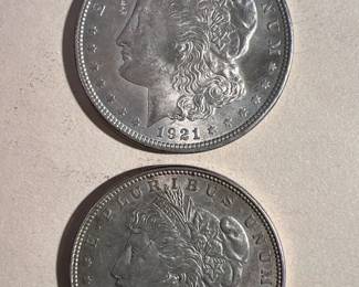 1921P Morgan Dollars
