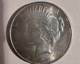 1923S 1923D Peace Dollars