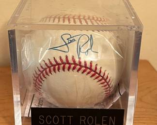 Scott Rolen signed baseball