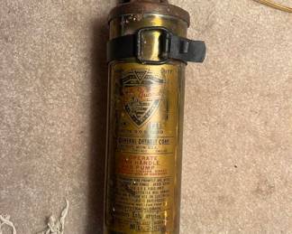 Old fire extinguisher