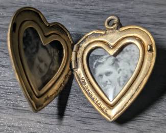 10k on Sterling Locket