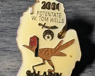 2001 Shriners Roadrunner Pin
