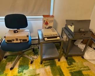 Desk Chair, Metal Carts