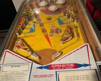 Vintage 1970 Gottlieb Mini Cycle Pinball Machine