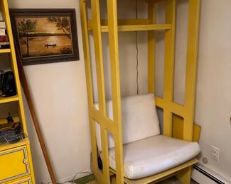 1970's Drexel Plus One Flower Power Phone Booth Chair