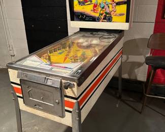 Vintage 1970 Gottlieb Mini Cycle Pinball Machine