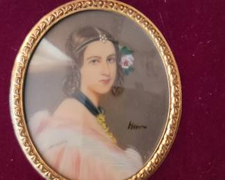 Miniatures oil painting 