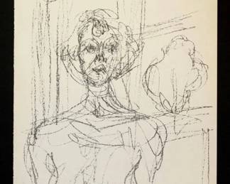 VINTAGE ALBERTO GIACOMETTI LITHOGRAPH