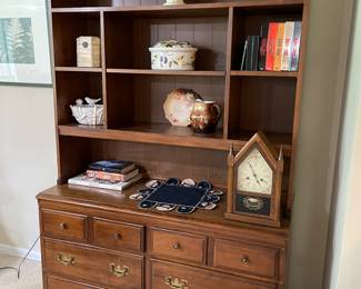 Bookcase hutch and dressers