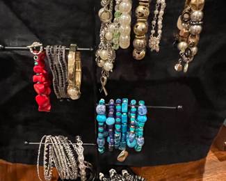 Costume jewelry bracelets