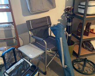 Field chairs, and coolers
