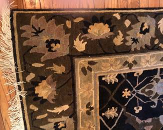 VERY NICE THICK AREA RUG PAID OVER 12,000