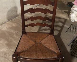 PAIR OF CHAIRS MATCHING DROP LEAF TABLE
