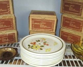 Vintage1970's De Ville Designer Collection Stoneware China by Jon Paul, Made in Japan