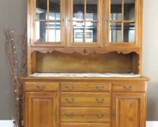 Solid Wood China Hutch by Keller