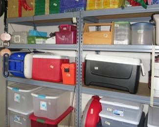 Decorative Outdoor Christmas Gift Boxes, Storage Bins, Coolers