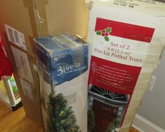 Pre-Lit Christmas Trees