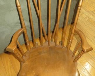 Vintage Windsor Style Child Rocking Chair