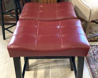 Two matching barstools