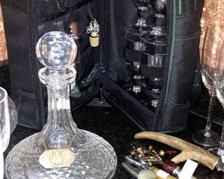 Another decanter; barware