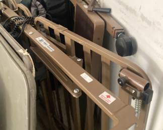 Disassembled hospital bed