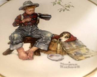 Norman Rockwell plate